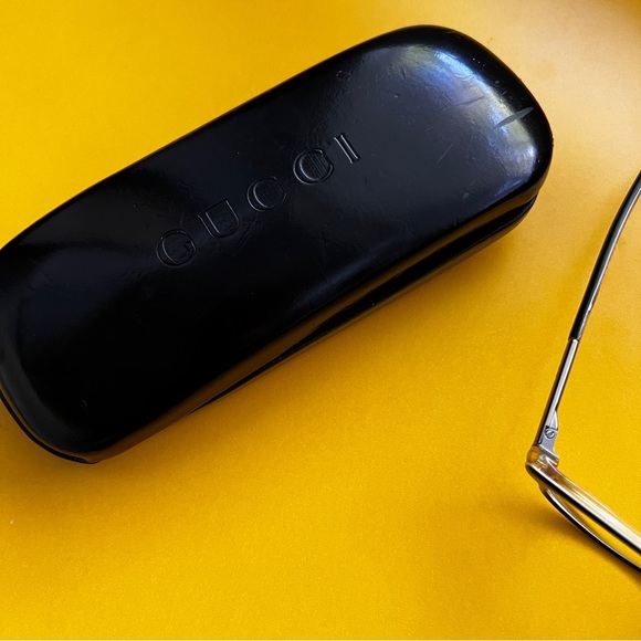 vintage Gucci eyeglasses with case frames glasses - Picture 8 of 14